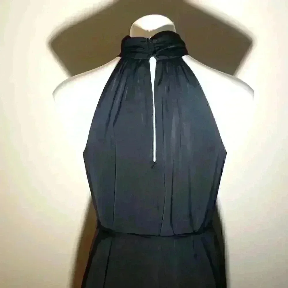 Banana Republic Twist-Neck Satin Dress - Picture 6 of 12